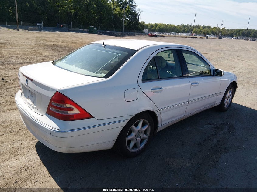 MERCEDES-BENZ C 320 2001 VIN WDBRF64J61F124315