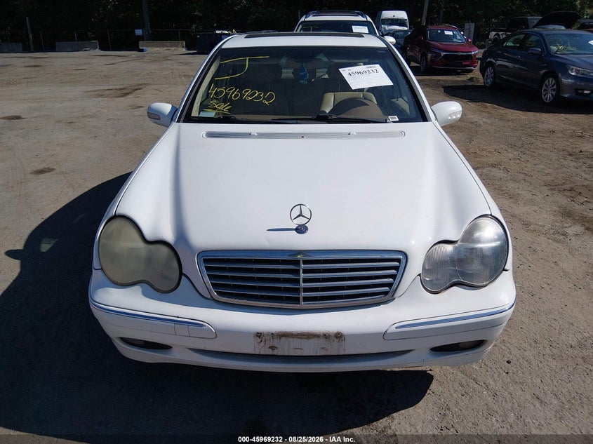 MERCEDES-BENZ C 320 2001 VIN WDBRF64J61F124315