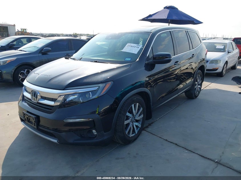 2020 Honda Pilot, Right Front, IAAI, VIN 5FNYF5H55LB009412 — photo 2