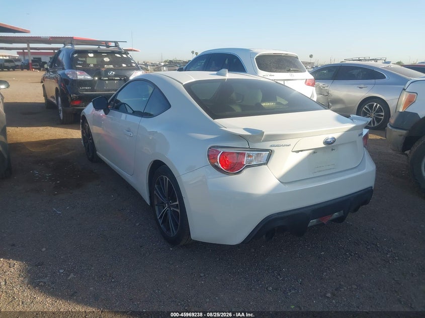 2016 SUBARU BRZ auction photo 3