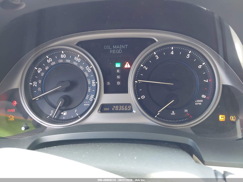 2010 LEXUS IS 250 auction photo 7