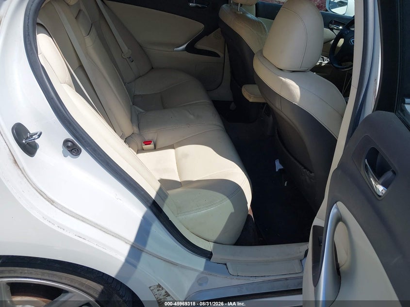2010 LEXUS IS 250 auction photo 8