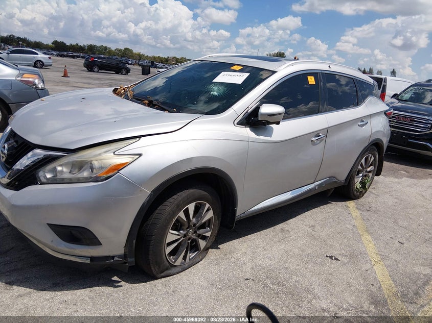 2016 NISSAN MURANO auction photo 2