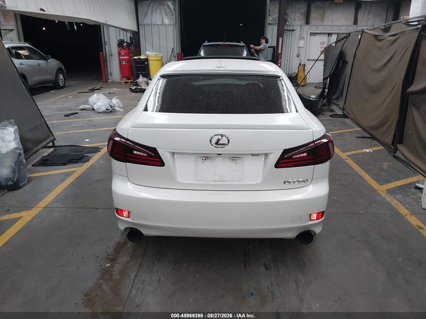 LEXUS IS 250 2013 VIN JTHBF5C22D5185600