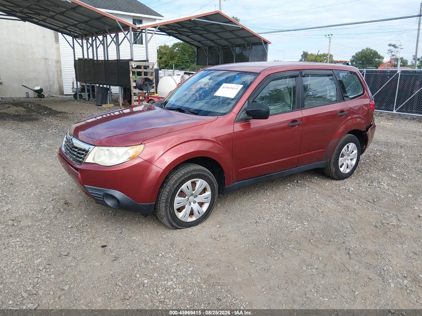 2010 Subaru Forester, Левый зад, IAAI, VIN JF2SH6AC3AG716298 — фото 2