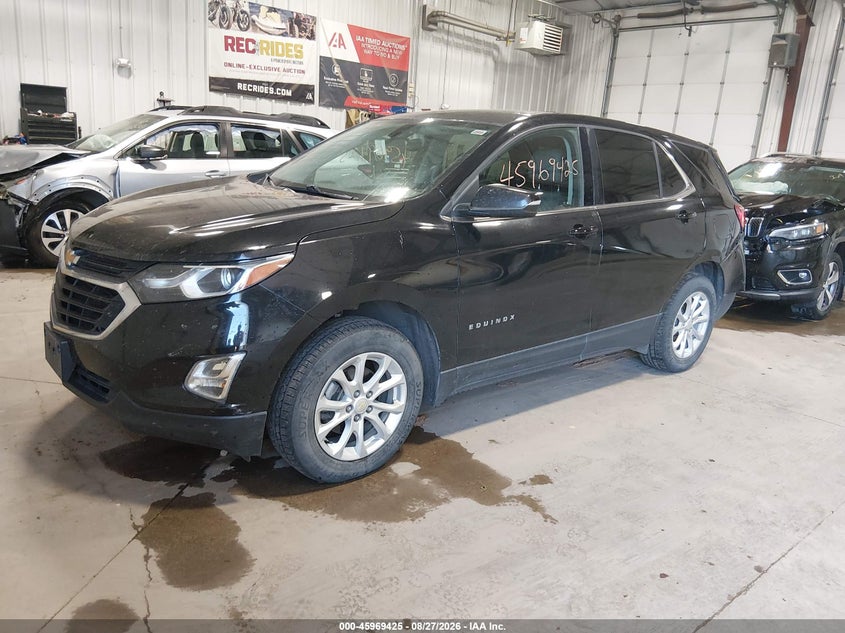2018 Chevrolet Equinox, Удар ззаду, IAAI, VIN 2GNAXSEV0J6314585 — фото 2