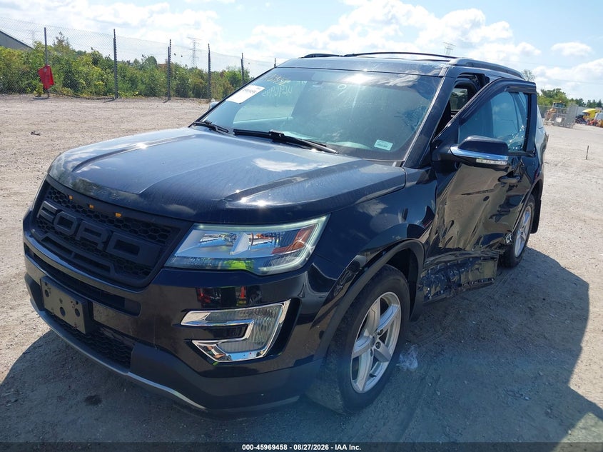 2017 Ford Explorer, Левый бок, IAAI, VIN 1FM5K8D84HGD47814 — фото 2