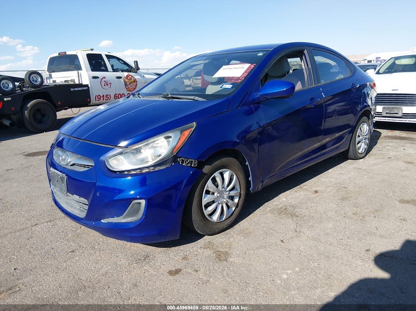 2014 Hyundai Accent, Звичайний знос, IAAI, VIN KMHCT4AE6EU681766 — фото 2