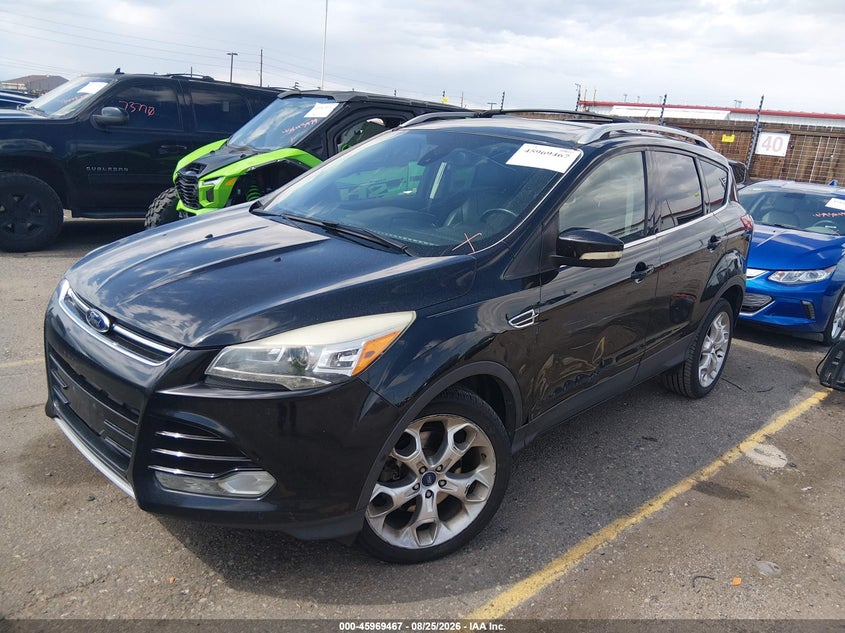 Vin: 1fmcu0j97dub07961, lot: 46468686, ford escape titanium 20132