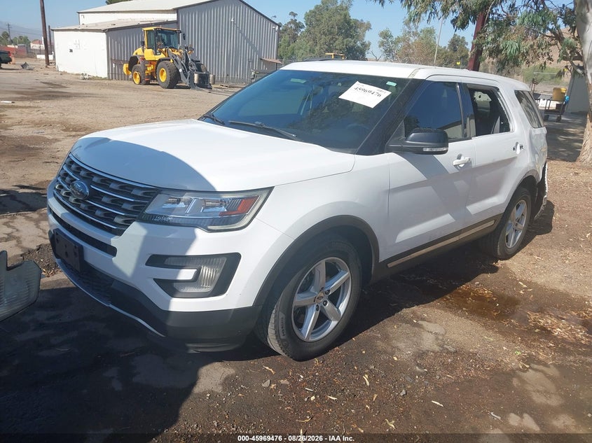 2017 Ford Explorer, Левый зад, IAAI, VIN 1FM5K7D84HGE24577 — фото 2