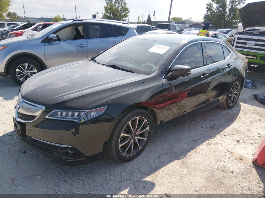 2015 Acura TLX, Удар спереди, IAAI, VIN 19UUB3F74FA010293 — фото 2