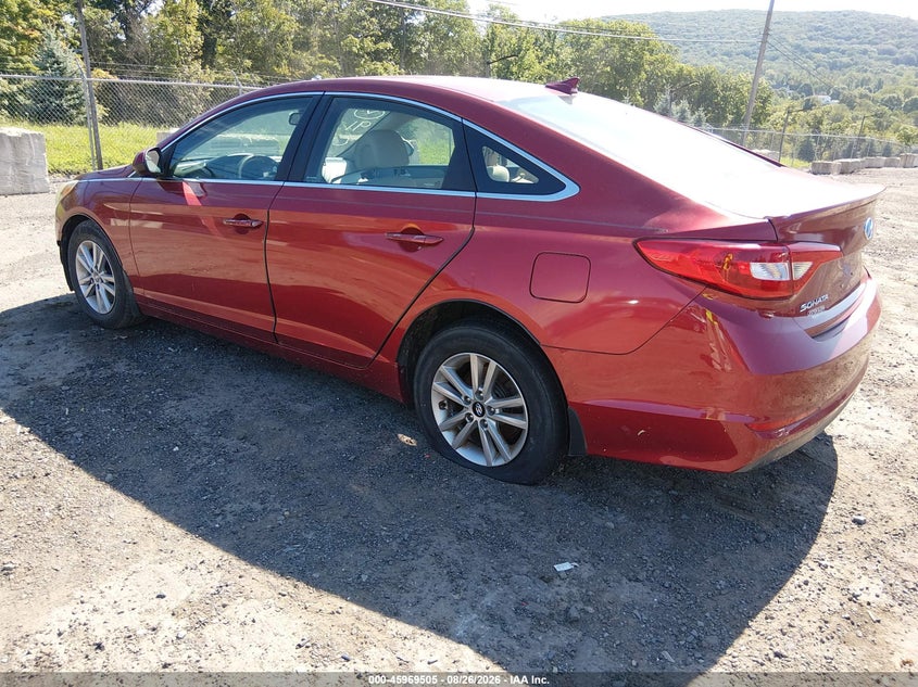 Vin: 5npe24af7fh215834, lot: 46468724, hyundai sonata se 20153