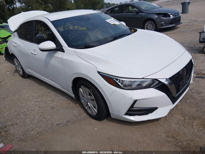 2021 Nissan Sentra S Xtronic Cvt, Удар сзади, IAAI, VIN 3N1AB8BV0MY230013