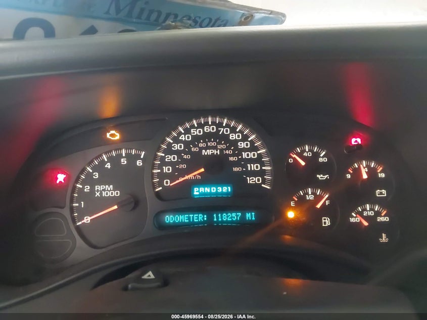 CHEVROLET AVALANCHE 1500 2004 VIN 3GNEK12T04G113565