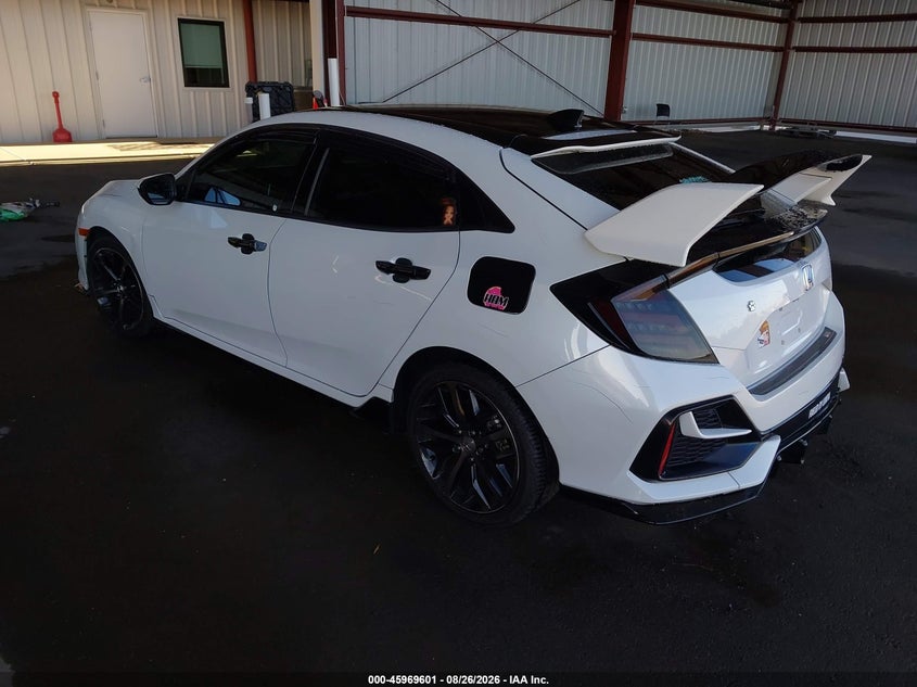 Vin: shhfk7h47mu422390, lot: 46468820, honda civic sport 20213