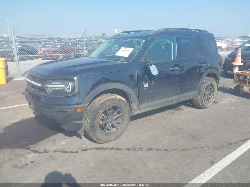 Vin: 3fmcr9b64pre36977, lot: 46468855, ford bronco sport big bend 20232