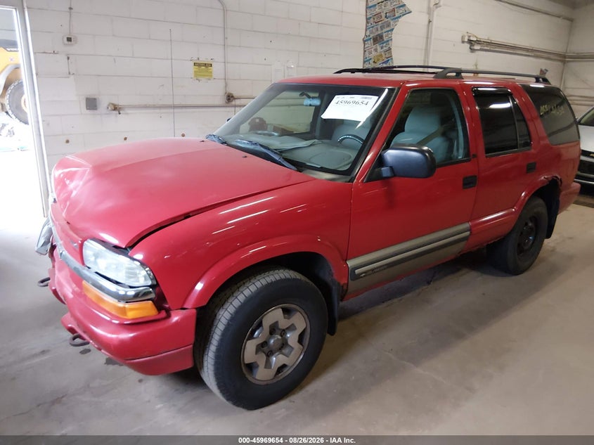 CHEVROLET BLAZER 2004 VIN 1GNDT13X24K158073