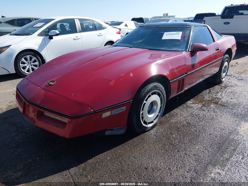 1987 Chevrolet Corvette, Обычный износ, IAAI, VIN 1G1YY2180H5108587 — фото 2