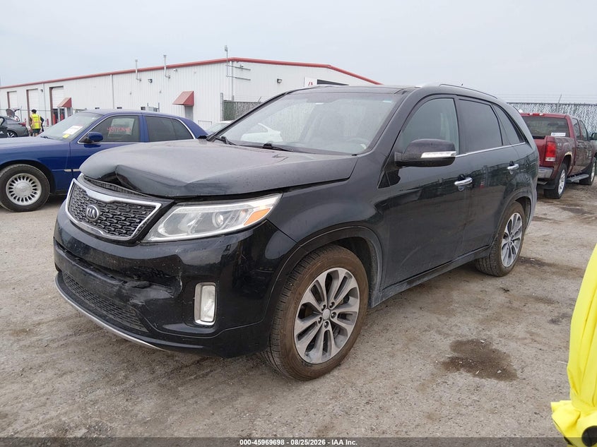 2015 Kia Sorento, Front End, IAAI, VIN 5XYKW4A77FG605498 — photo 2