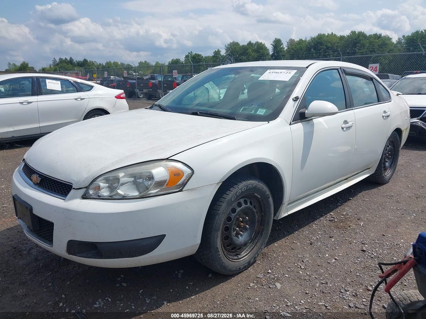 2012 Chevrolet Impala, Right Side, IAAI, VIN 2G1WD5E31C1319388 — photo 2