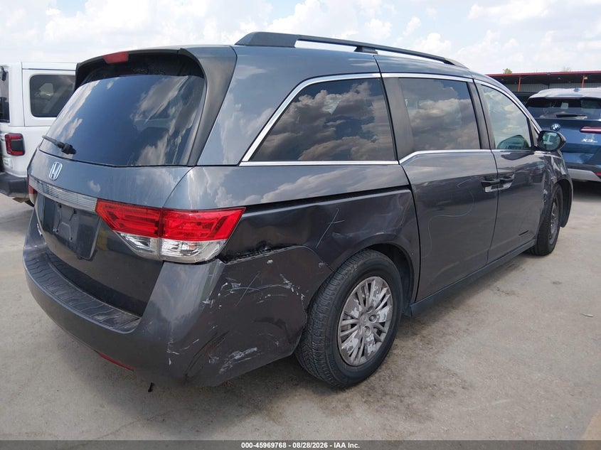Vin: 5fnrl5h21gb034400, lot: 46468987, honda odyssey lx 20164