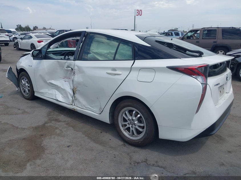 2016 TOYOTA PRIUS auction photo 3