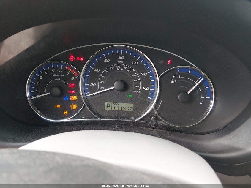 SUBARU FORESTER 2012 VIN JF2SHBBC5CH452957
