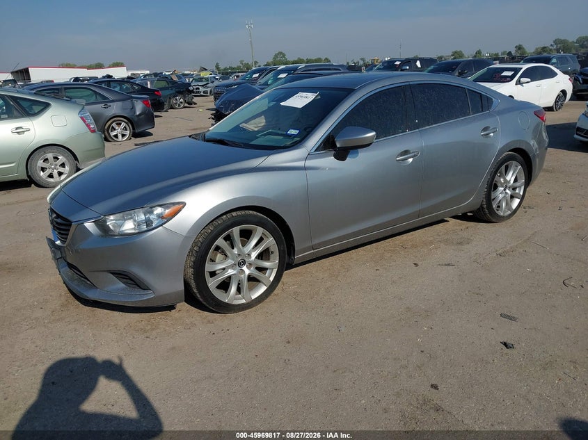 2015 Mazda 6, Right Rear, IAAI, VIN JM1GJ1T52F1190525 — photo 2