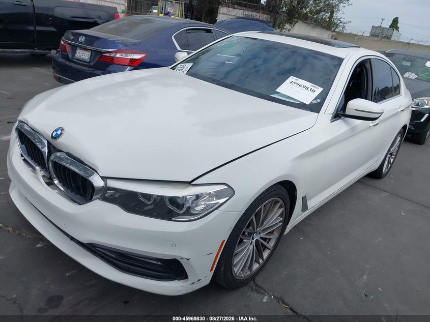 2017 BMW 5er, Удар спереду, IAAI, VIN WBAJA5C34HG894086 — фото 2