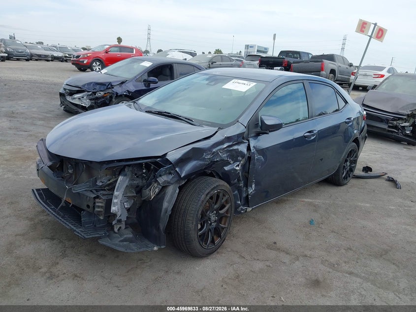 2019 Toyota Corolla, Front End, IAAI, VIN 5YFBURHE8KP898163 — photo 2