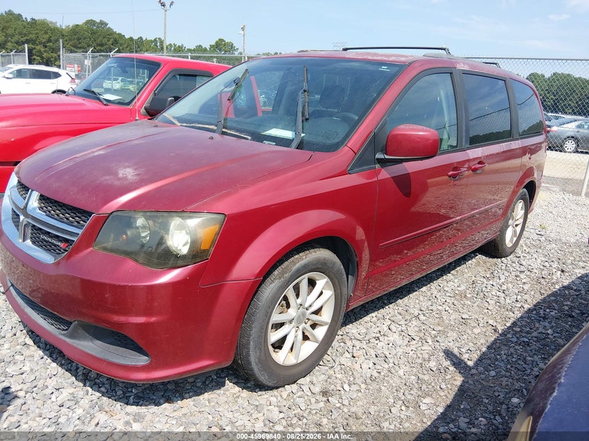 2014 Dodge Caravan, Normal Wear & Tear, IAAI, VIN 2C4RDGCG0ER128510 — photo 2