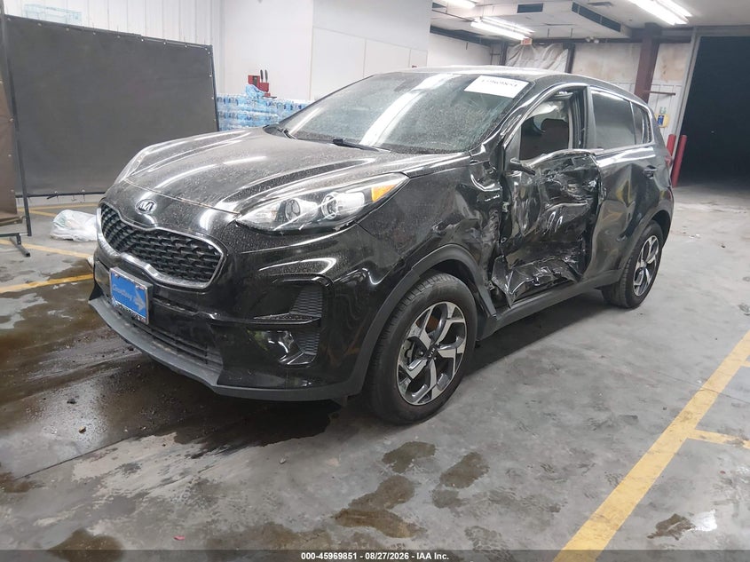 2022 Kia Sportage Lx, Левый бок, IAAI, VIN KNDPM3AC5N7021650 — фото 2