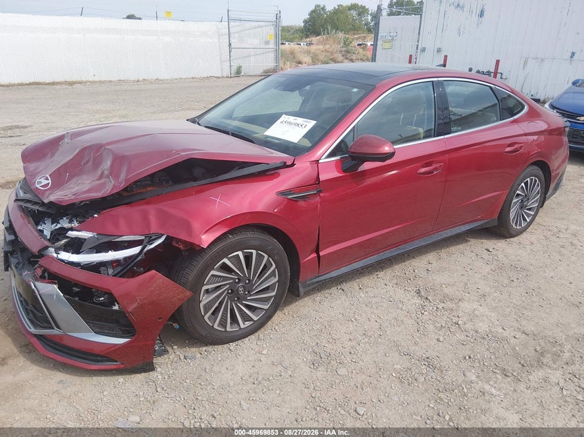 Vin: kmhl54jj1ra101340, lot: 46469072, hyundai sonata hybrid limited 20242
