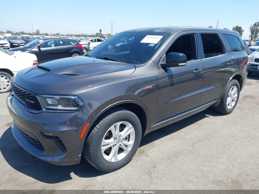 Vin: 1c4sdhct4mc518988, lot: 46469088, dodge durango r/t rwd 20212