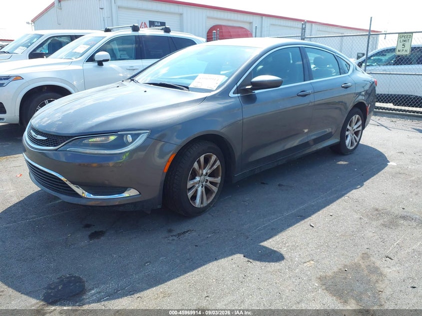 Vin: 1c3cccab4fn628665, lot: 46469133, chrysler 200 limited 20152