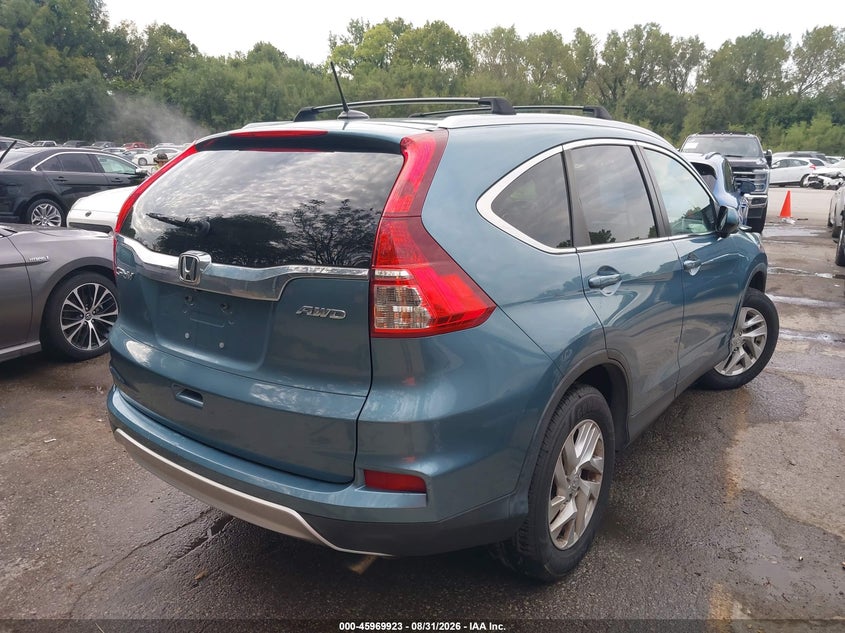 Vin: 5j6rm4h79fl102709, lot: 46469142, honda cr-v ex-l 20154