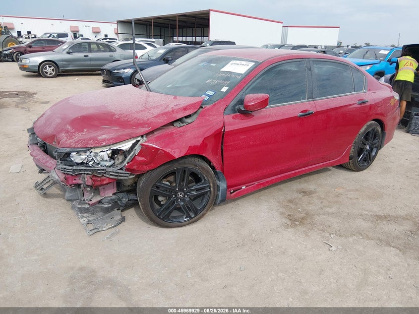 Vin: 1hgcr2f14ha109261, lot: 46469148, honda accord sport se 20172