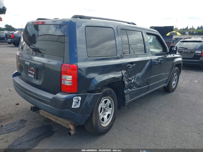 Vin: 1c4njpbb5fd144204, lot: 46469149, jeep patriot sport 20154