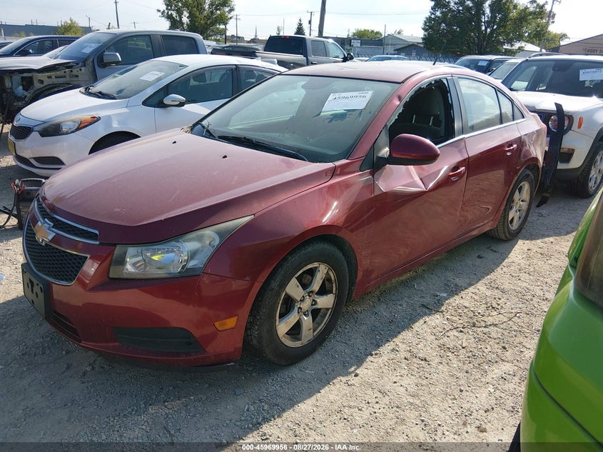 2014 Chevrolet Cruze, Стихія, IAAI, VIN 1G1PC5SB1E7348625 — фото 2