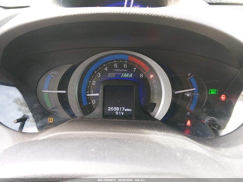 HONDA INSIGHT 2011 VIN JHMZE2H72BS011870