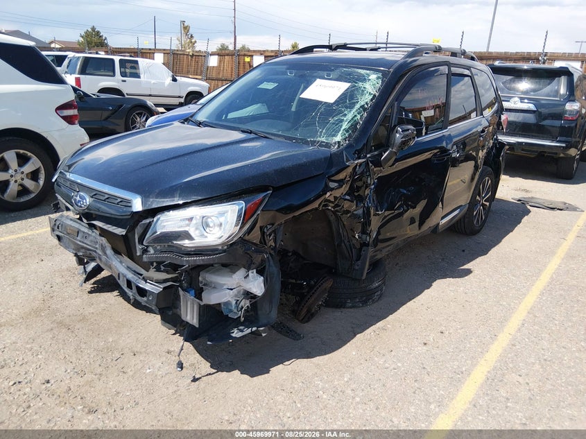 2018 Subaru Forester, Левый бок, IAAI, VIN JF2SJGWCXJH543425 — фото 2