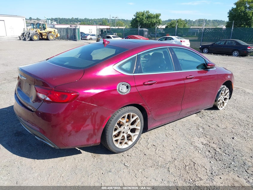 2015 CHRYSLER 200 auction photo 4