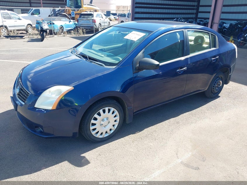 2008 Nissan Sentra 2.0 S, Неизвестно, IAAI, VIN 3N1AB61E88L727514 — фото 2