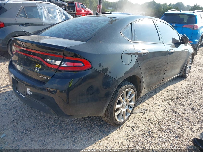 Vin: 1c3cdfcb0fd352602, lot: 46469286, dodge dart limited 20154