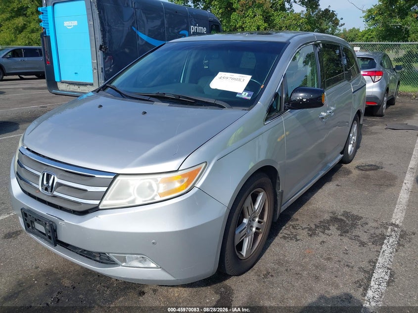 2012 Honda Odyssey, Rear, IAAI, VIN 5FNRL5H99CB007002 — photo 2