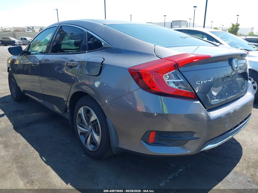 2019 HONDA CIVIC SEDAN 2.0L I-4 DOHC, VVT, REGULAR , 158HP