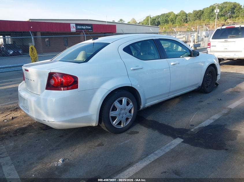 2014 DODGE AVENGER auction photo 4