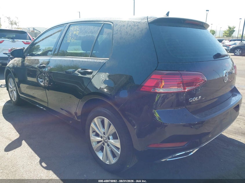 VOLKSWAGEN GOLF 2020 VIN 3VWG57AUXLM014206