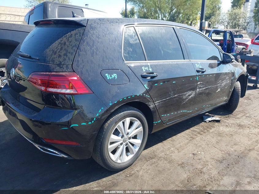 VOLKSWAGEN GOLF 2020 VIN 3VWG57AUXLM014206