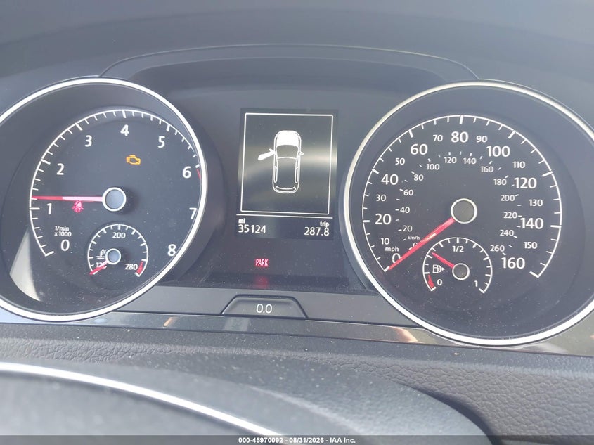 VOLKSWAGEN GOLF 2020 VIN 3VWG57AUXLM014206